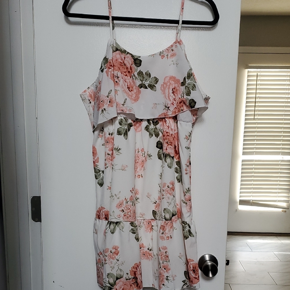 Floral Spaghetti Strap Dress